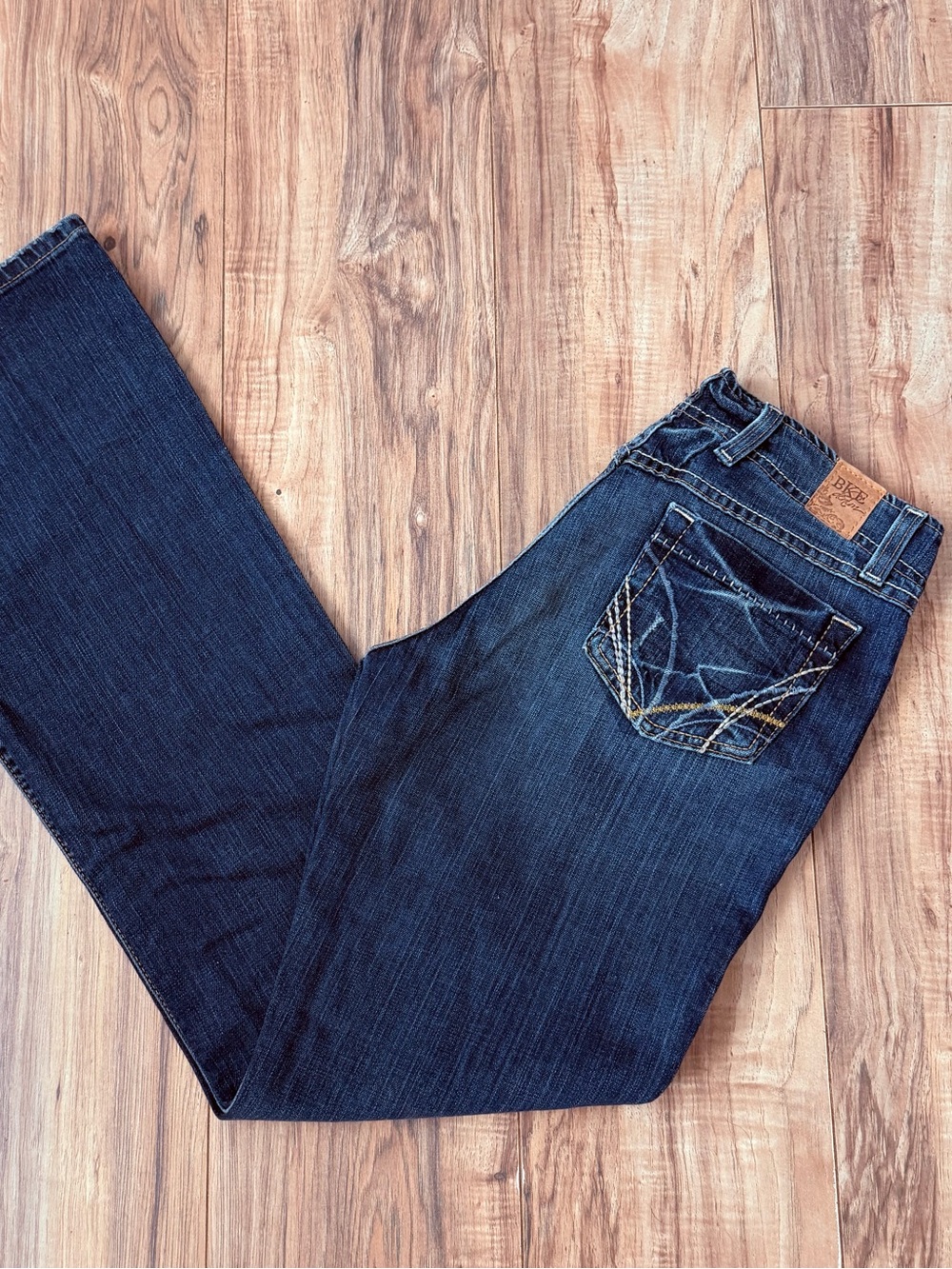 NWT BKE Wendi Womens Slight Flare Boot Cut Jeans - Dark Blue • Size: 31x35 1/2